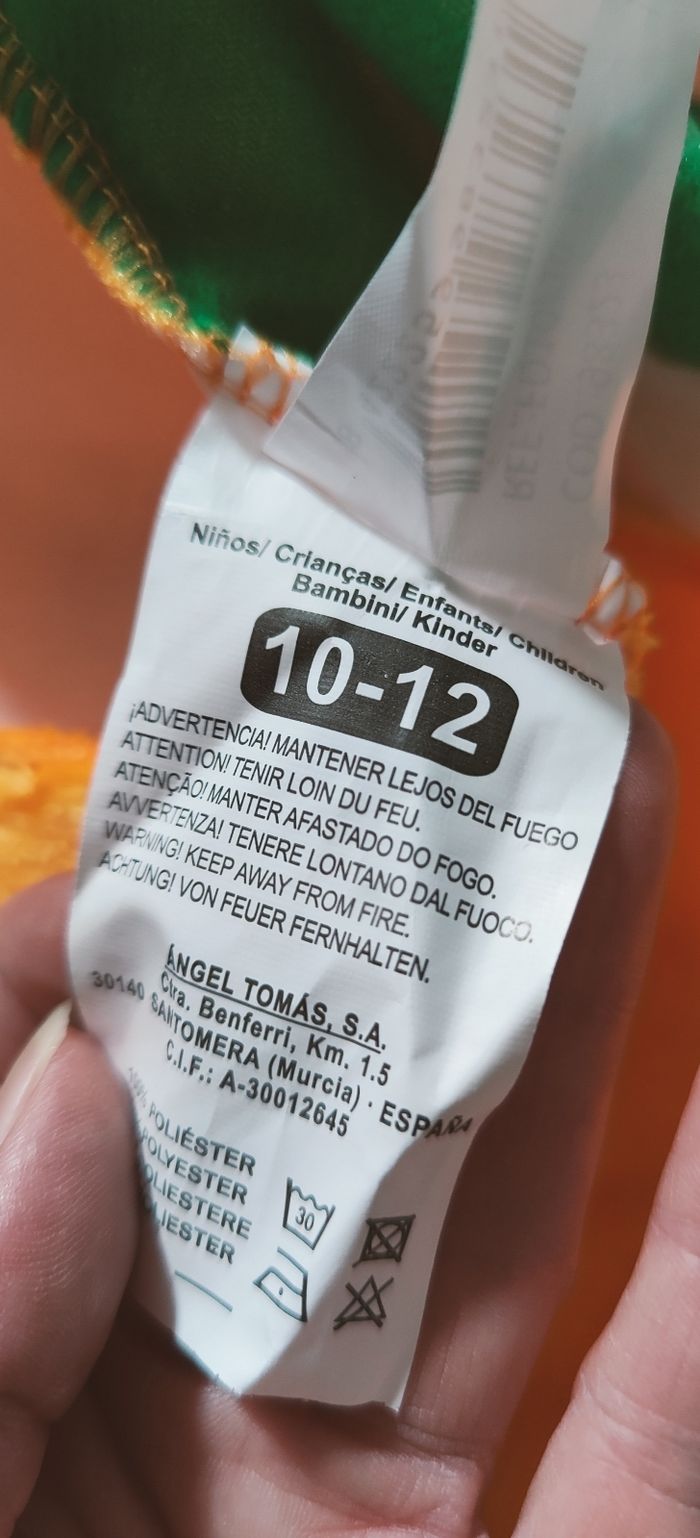 Déguisement enfant citrouille neuf en 10/12 ans - photo numéro 4