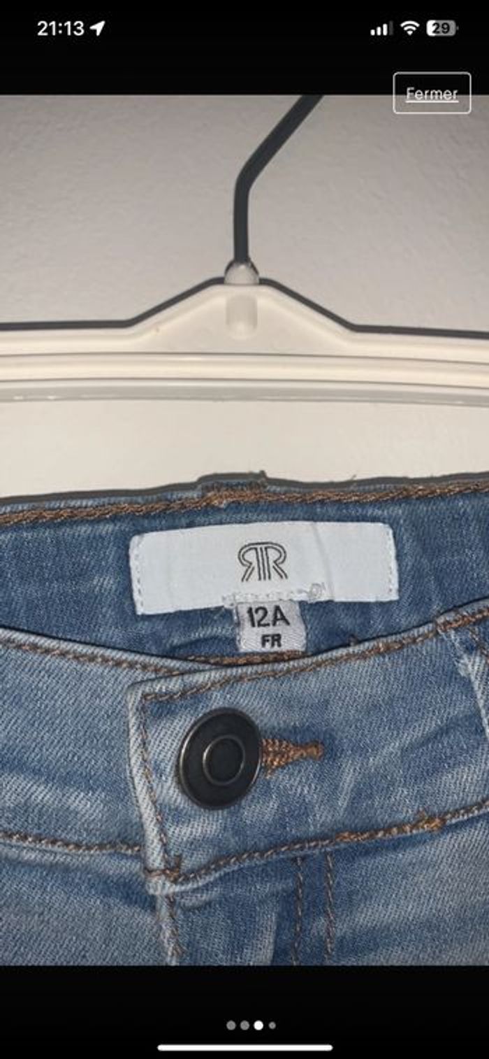 Pantalon La Redoute Bleu Ciel - photo numéro 3