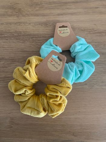 Lot de 2 chouchous en velours 