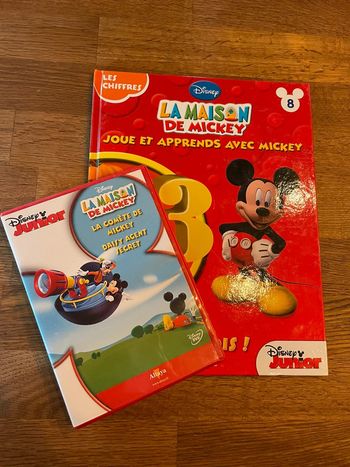 Livre Disney Junior La maison de Mickey Numero 8 avec le DVD Numéro 8