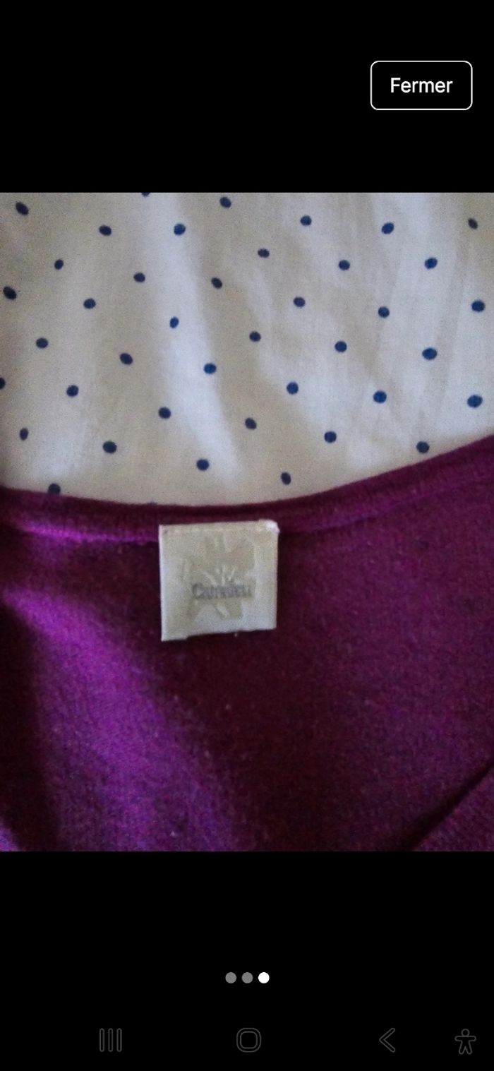 Pull camieu violet - photo numéro 2