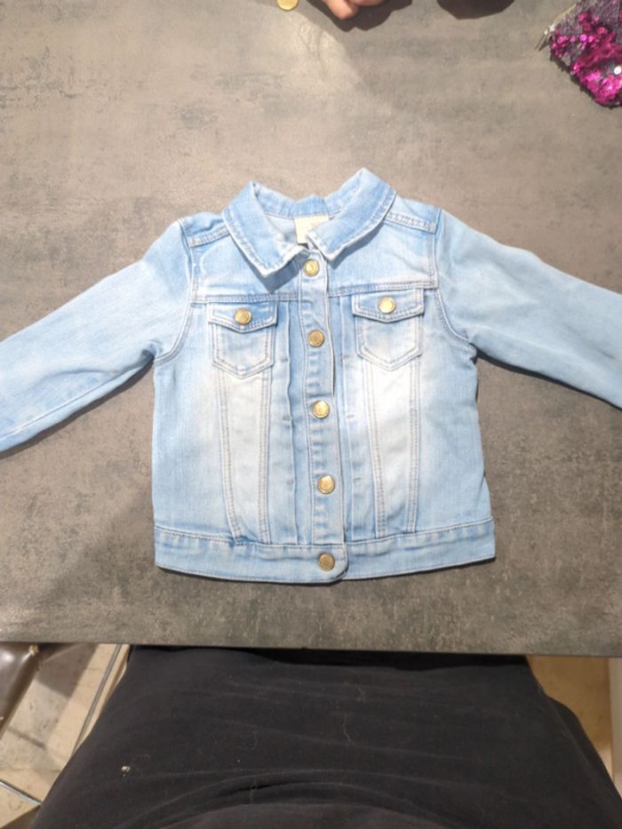 Veste en jean 12/18mois - photo numéro 2