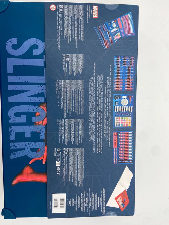 Disney Kit Artistique Deluxe Marvel spider man / feutre / crayon / peinture / - photo numéro 3