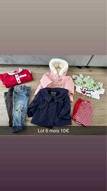 Lot vêtement bébé fille