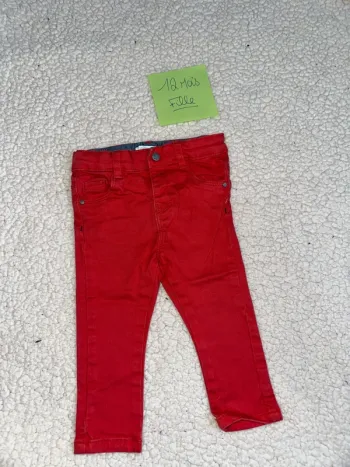 Jeans rouge obaibi