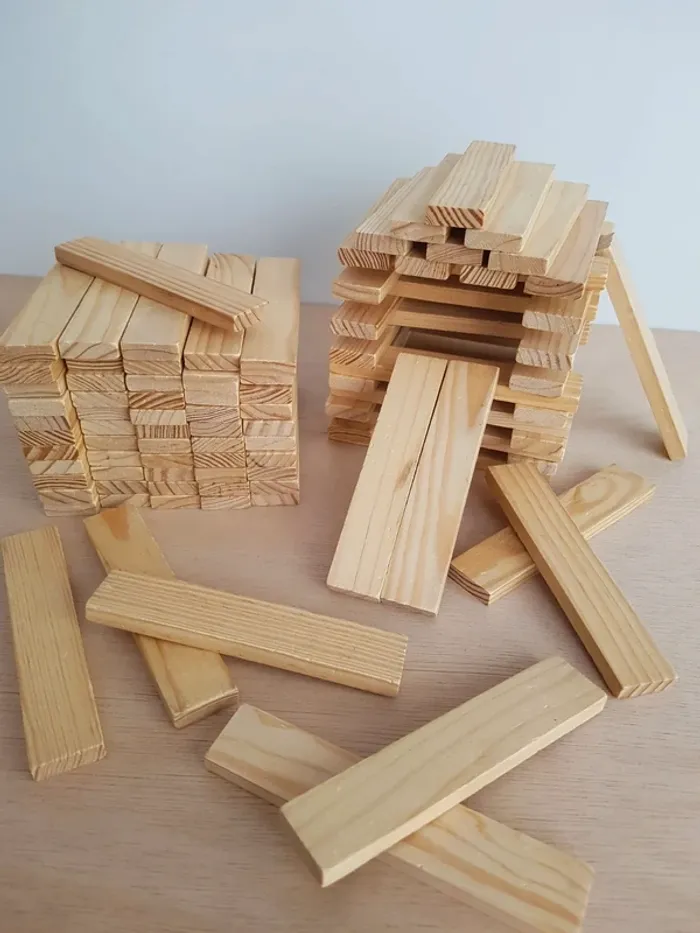 100 planchettes en bois brut - photo numéro 7