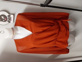 blouse orange ikks taille 36
