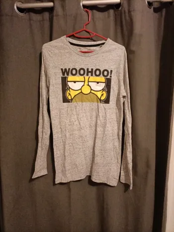 Tee-shirt manches longues simpsons