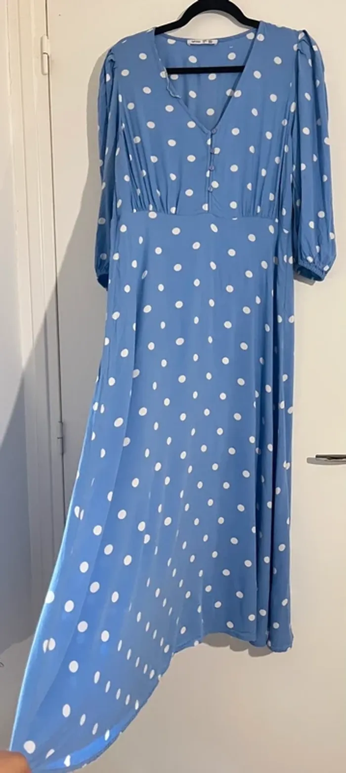 Robe Longue A Pois - photo numéro 6