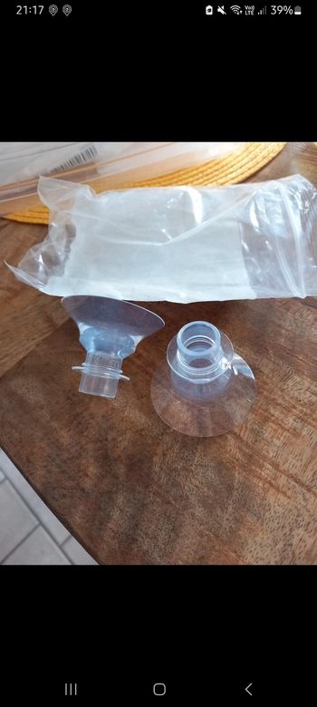 Insert de bride / teterelles pour tire lait 13mm