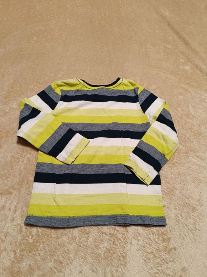 T-shirt manches longues - rayé 5 ans - photo numéro 3