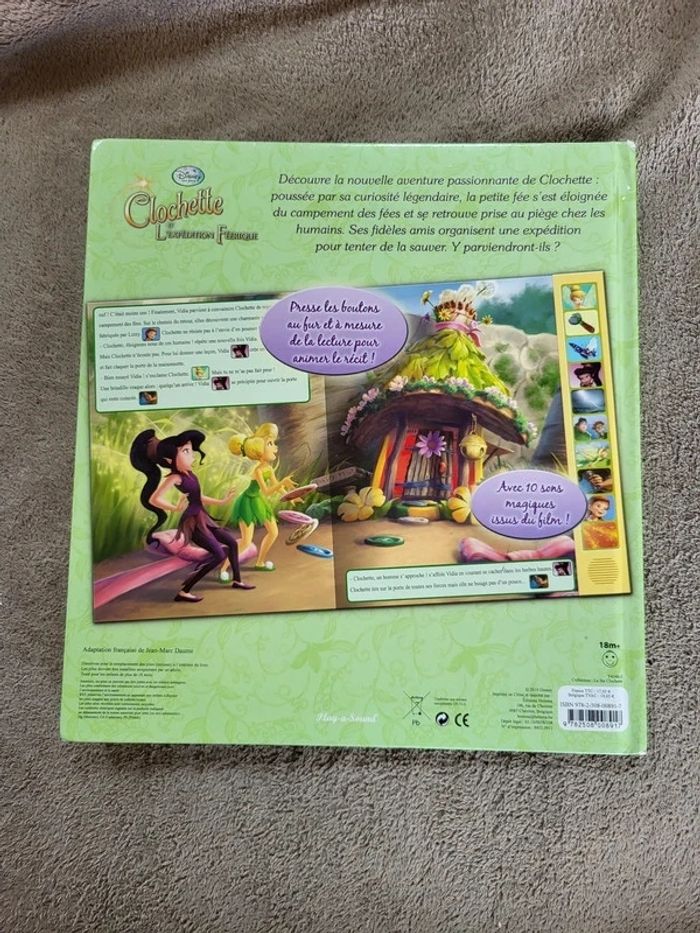 Livre sonore Clochette et l'expédition féerique - photo numéro 2