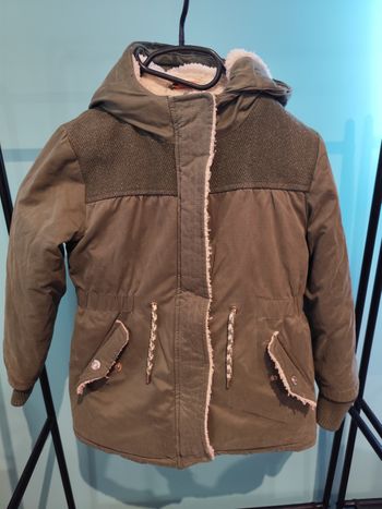 Manteau fille kaki 6 ans tape à l'oeil 