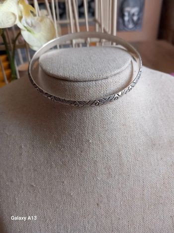 Bracelet vintage en argent étranger