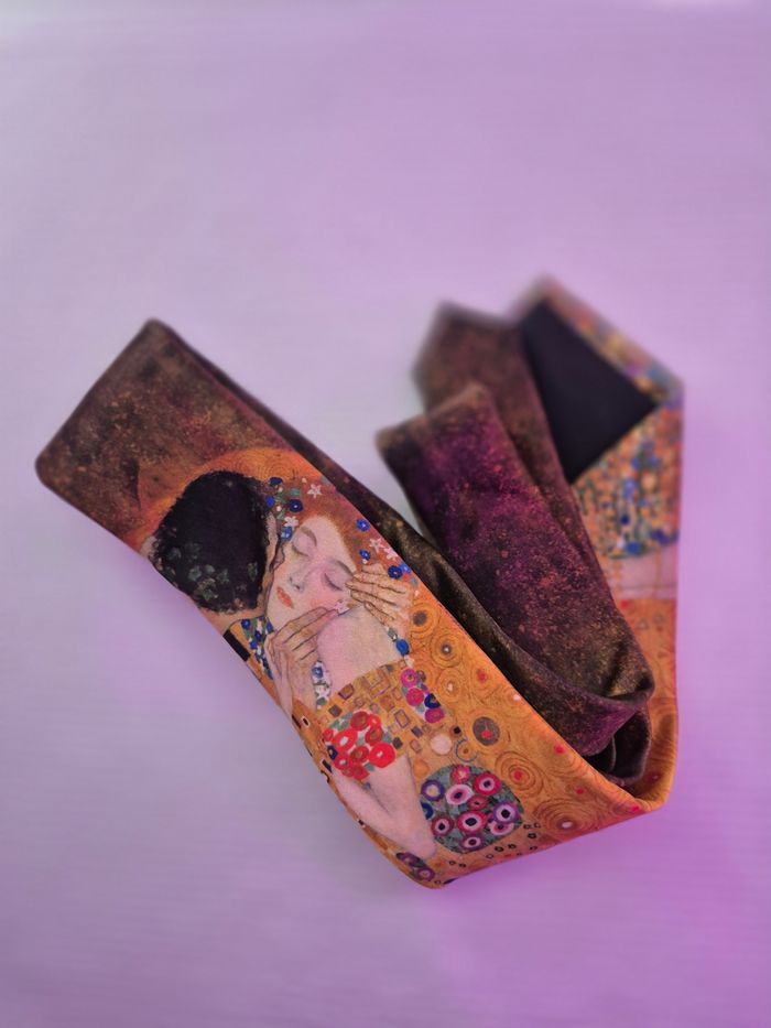 Cravate le baiser Klimt - photo numéro 4