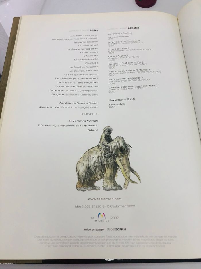 Syberia : Esthétique du jeu Benoit Sokal Gérard Lemarié - photo numéro 4