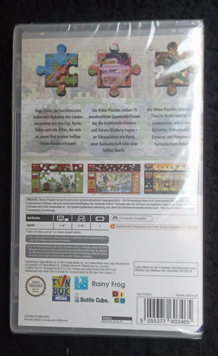 Jeu Switch Animated Jigsaws Collection Neuf en Anglais sous Blister - photo numéro 2