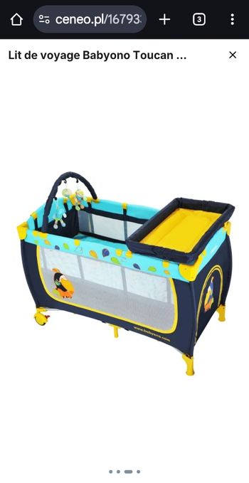 Lit parapluie babyono toucan