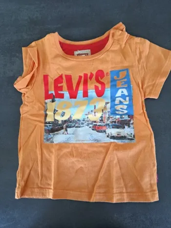 T-shirt orange levi's 24 mois
