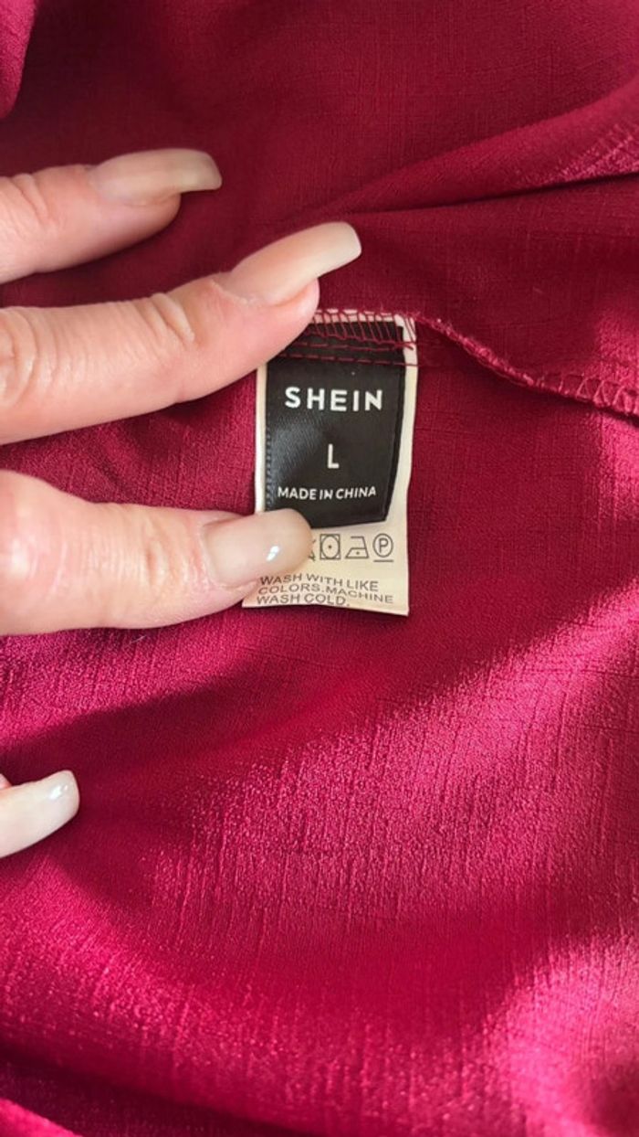 👚 Joli chemisier fluide à boutons taille L 40 #shein - photo numéro 7