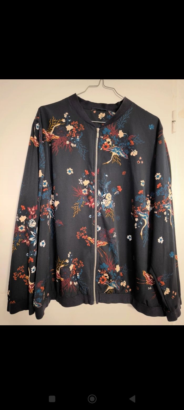 Blouson a fleurs