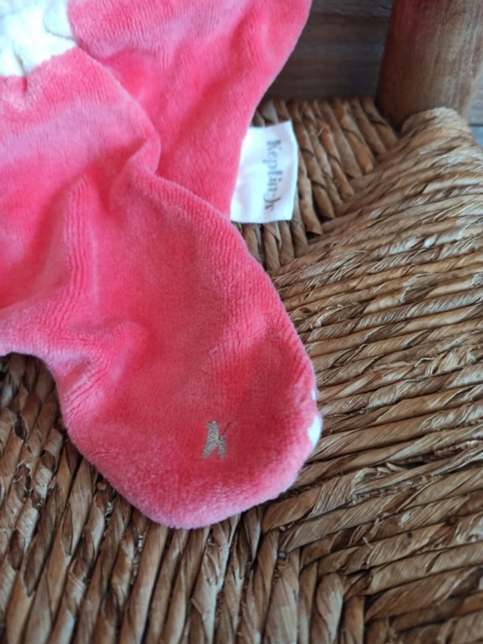 Doudou lapin rose keptin-jr tbe - photo numéro 5