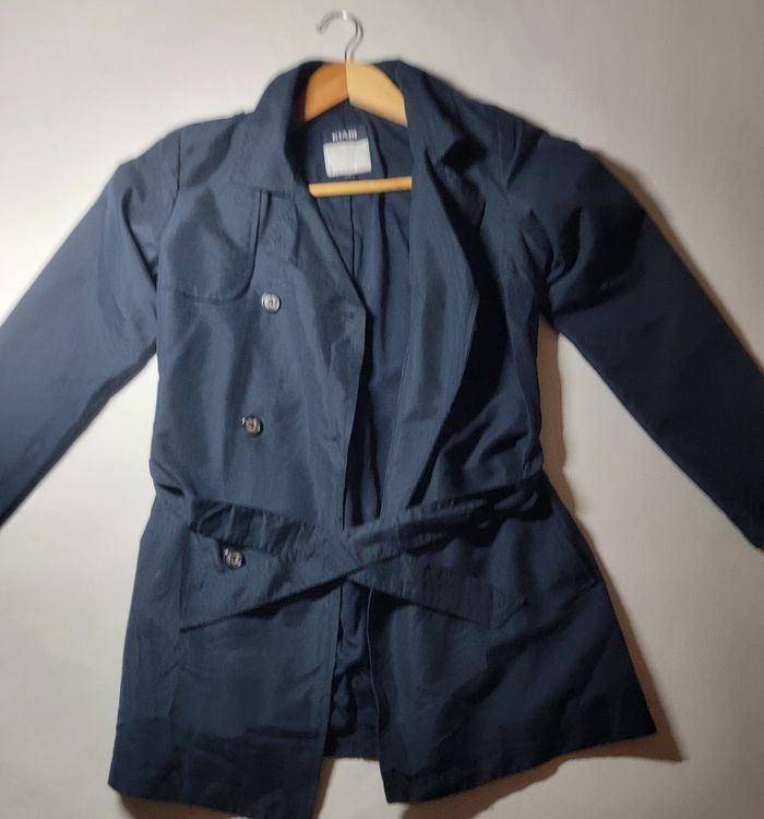 Trench  bleu marine  12 ans - photo numéro 2