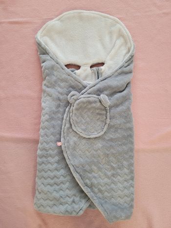 Chancelière/Couverture nomade Mix & Match gris clair, Noukie's