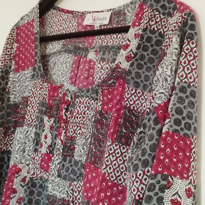 Blouse manches 3/4 T4 Armand Thierry - photo numéro 5