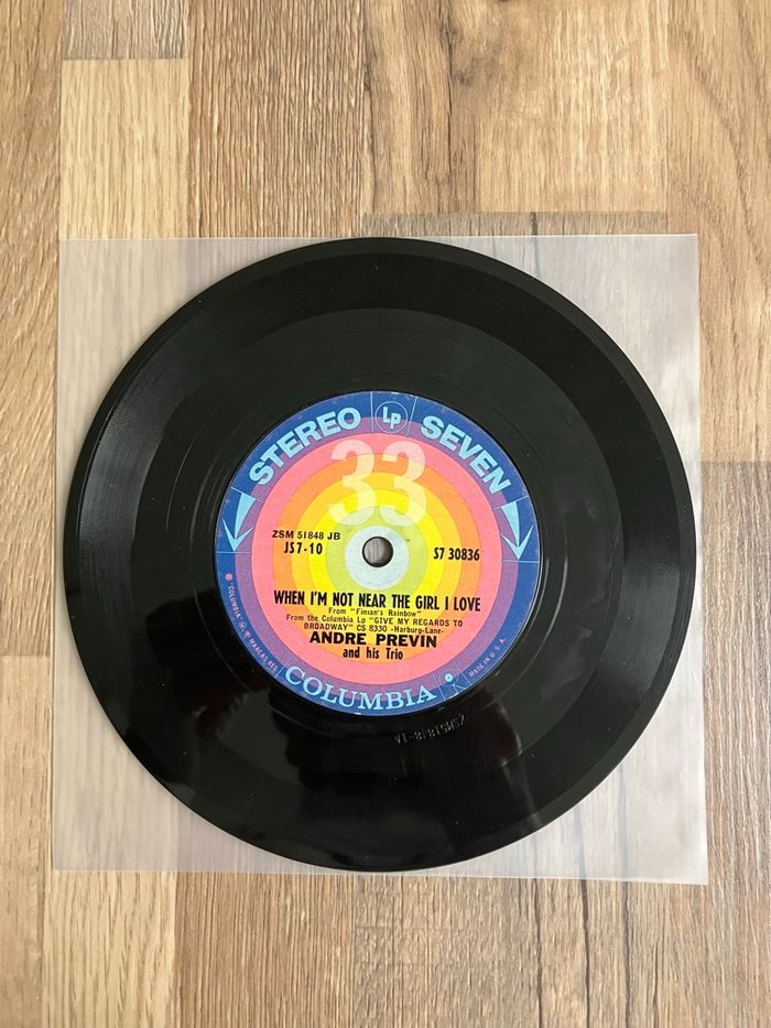 Vinyle 45 tours sans pochette-André Prévin