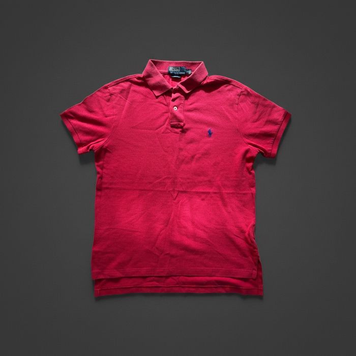 Polo Ralph Lauren - Custom Fit - Rouge - Taille M - photo numéro 3