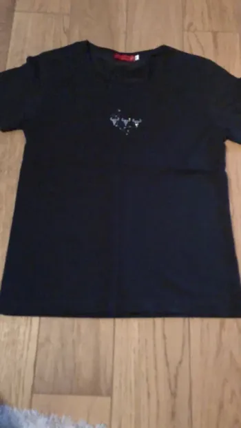 TEE shirt Paséo détails Swarovski