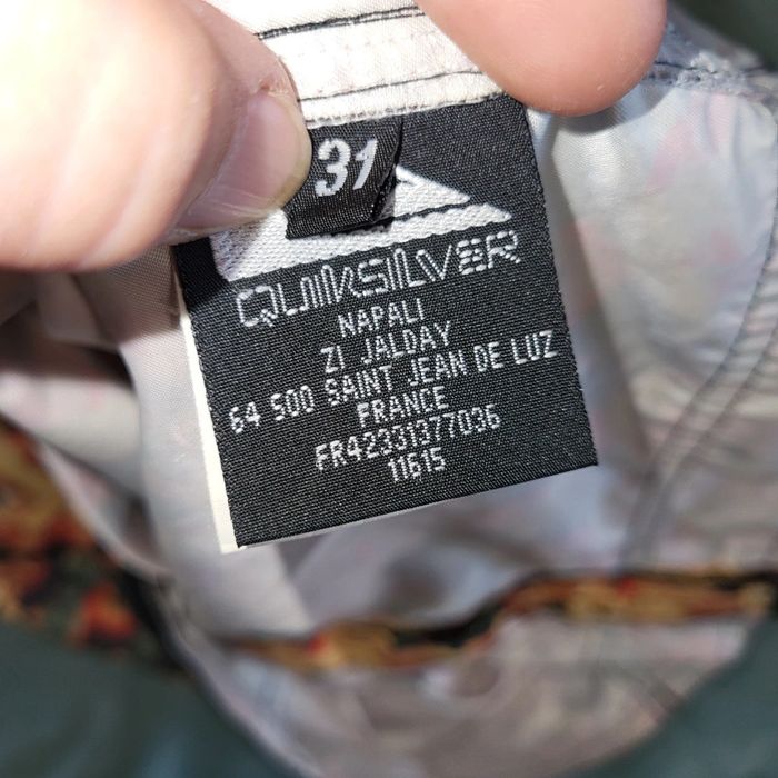 Short De Bain Vintage / Bernuda / Maillot De Bain / Aloha Hawaïen 🩳 Quiksilver  - Taille W31 - FR40 - photo numéro 4