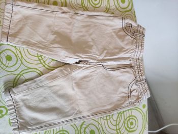 Pantalon beige doublé