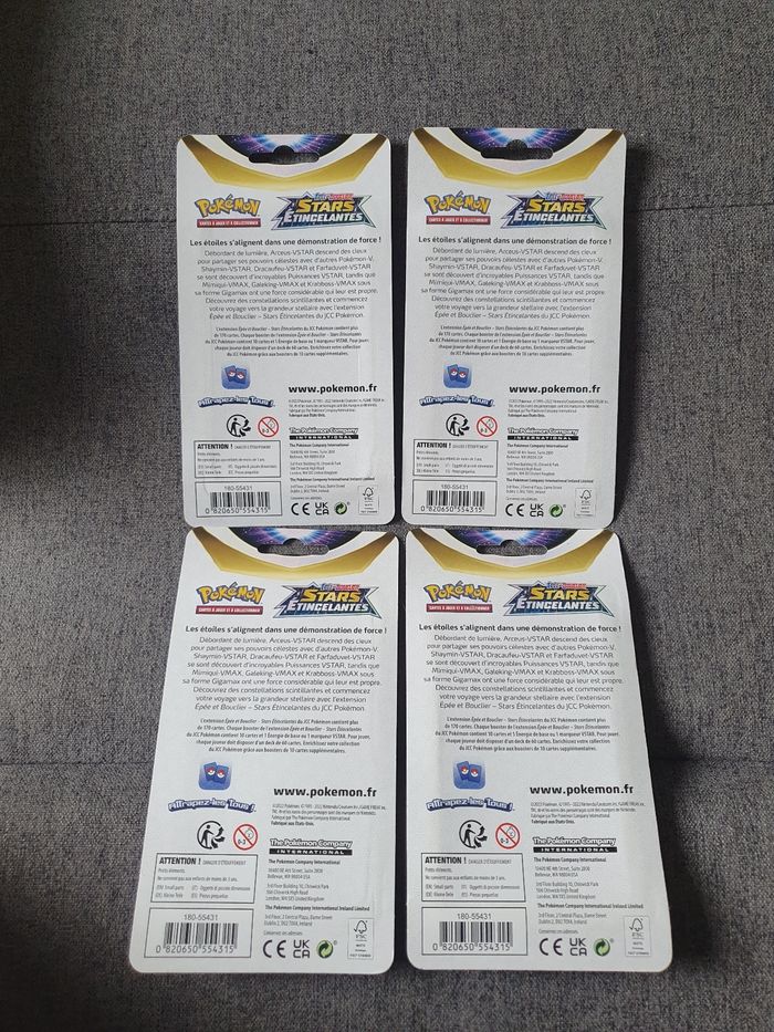 Arset blisters boosters pokemon stars étincelantes fr - photo numéro 2