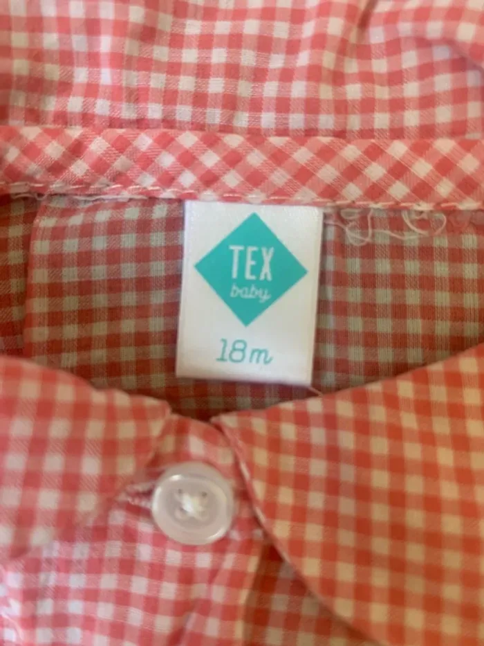 Chemise à carreaux manche courtes - photo numéro 2