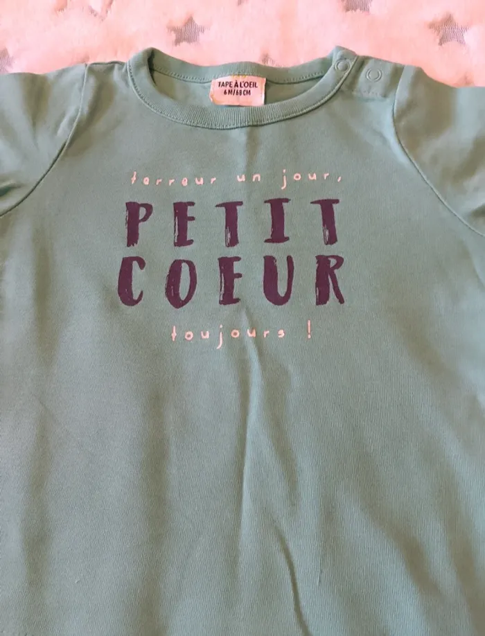 Tee-shirt petit coeur - photo numéro 2