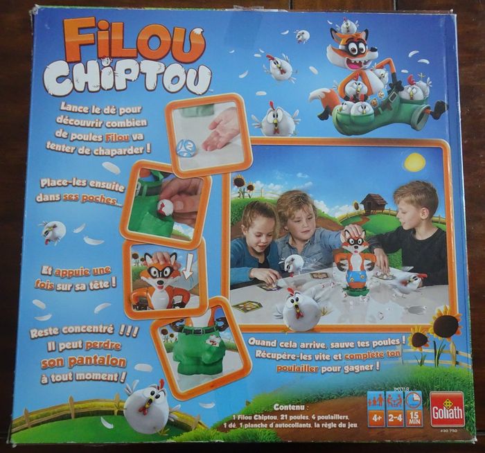 Jeu de société GOLIATH Filou Chiptou dès 4 ans - photo numéro 2