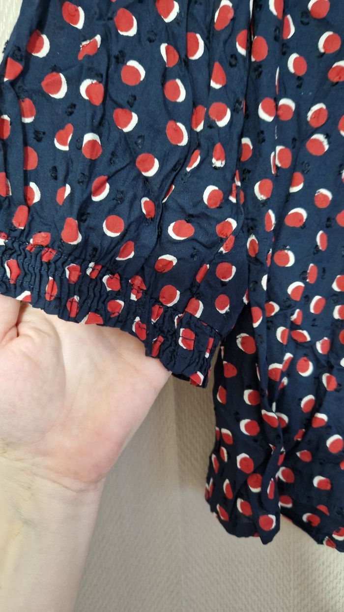 Blouse a pois - photo numéro 3