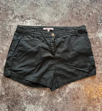 Short noir femme taille M Women's black shorts Pantaloncini neri da donna Schwarze Shorts für Damen