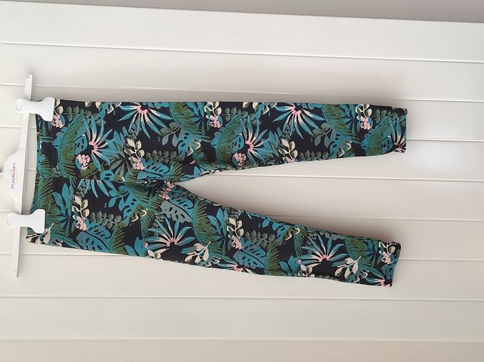 Legging fille tropical multicolore – Taille 9 ans (convient 8 ans) - photo numéro 2