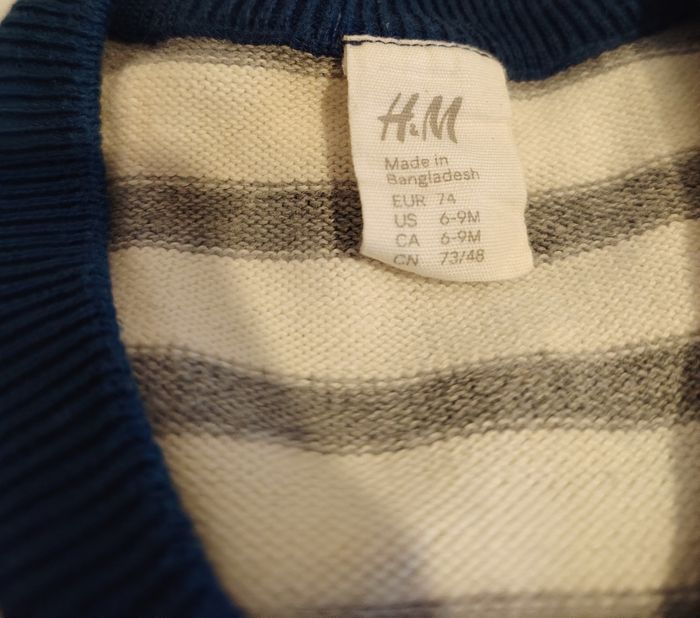 Lot de deux gilets garçon 6/9 mois H&M - photo numéro 7