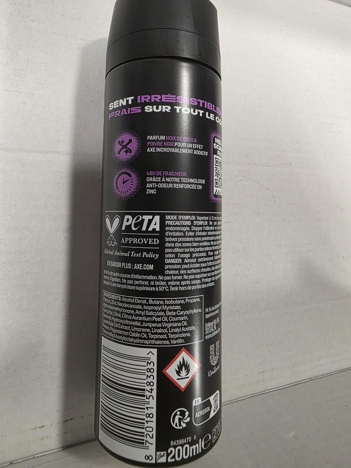 Déodorant AXE 200ml  Provocation - photo numéro 2