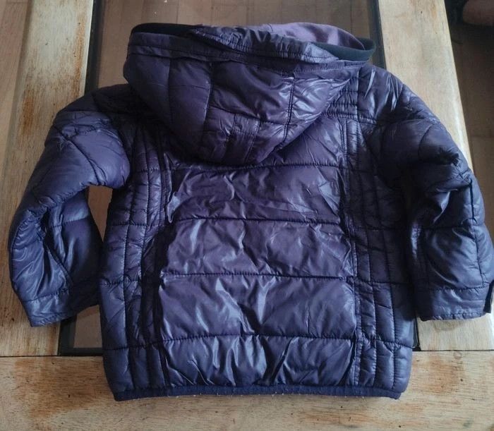 Manteau couleur Aubergine 2/3 ans Zara - photo numéro 2