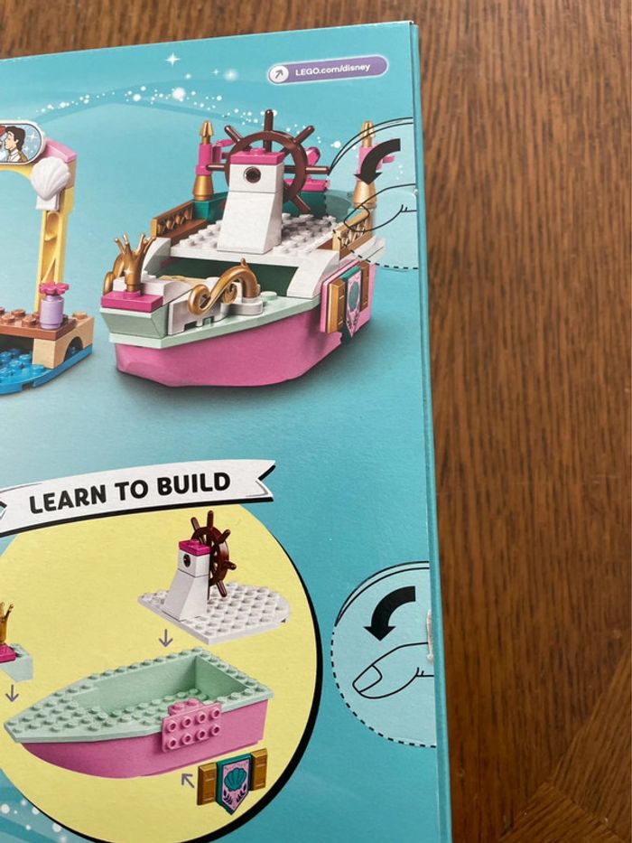 Lego Disney 43191 le bateau de fête d’Ariel Neuf - photo numéro 3