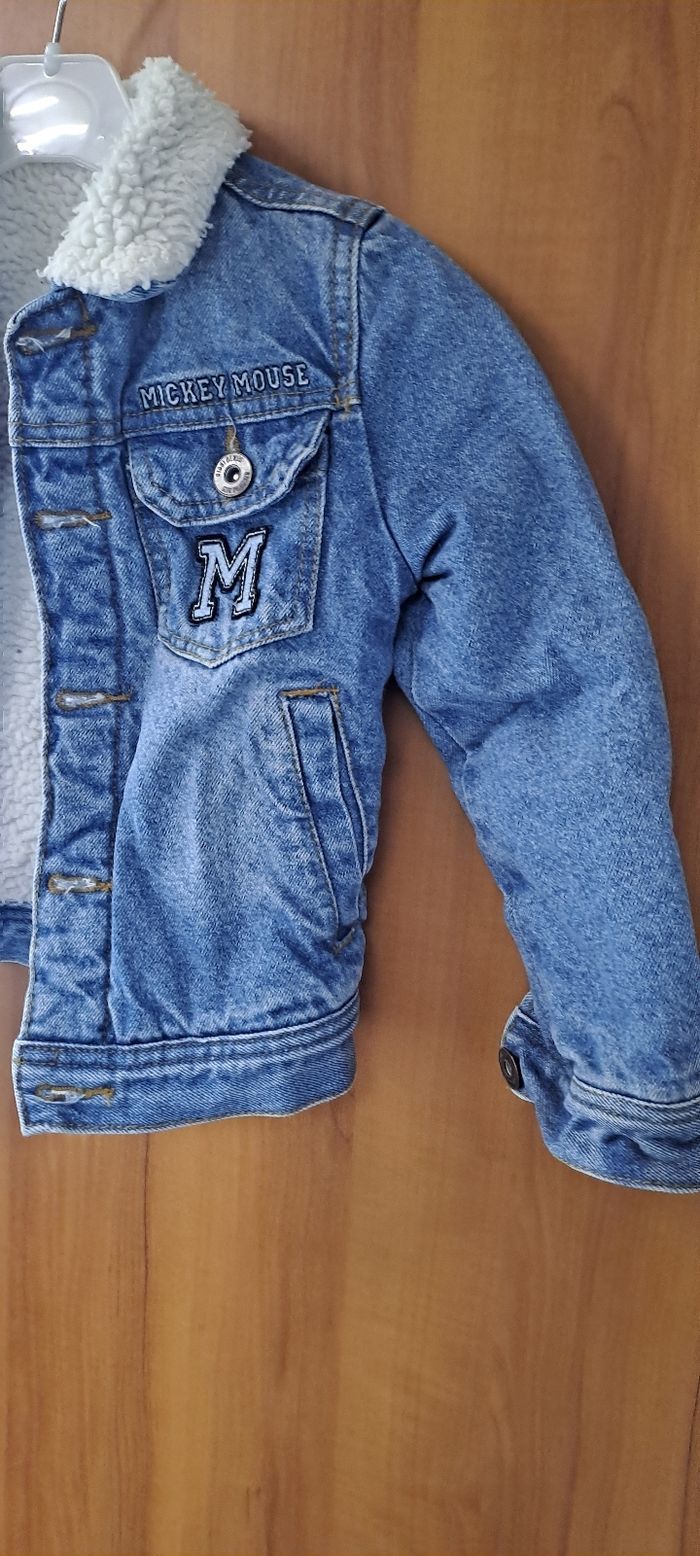 Veste en jean mickey - photo numéro 2