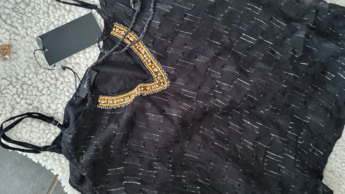 Haut blouse fluide neuf sans manche à bretelles 40 42 - photo numéro 6