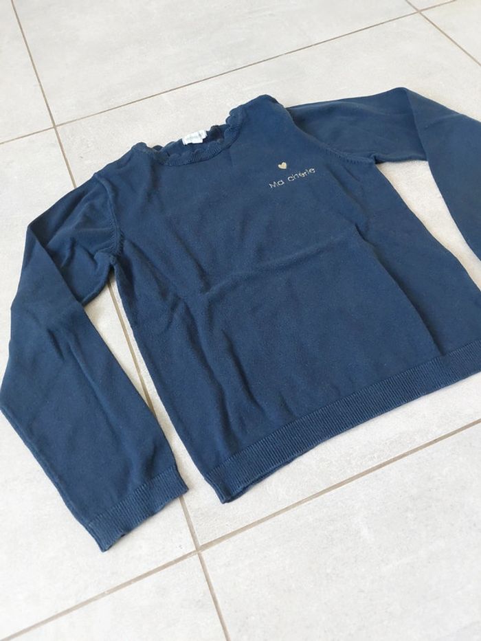 Pull Brodé "ma chérie" vertbaudet - photo numéro 2