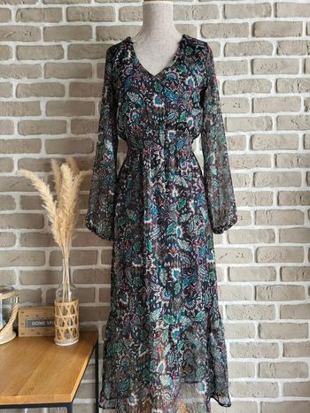 Magnifique robe longue fluide de fleurie Cache Cache - Neuve