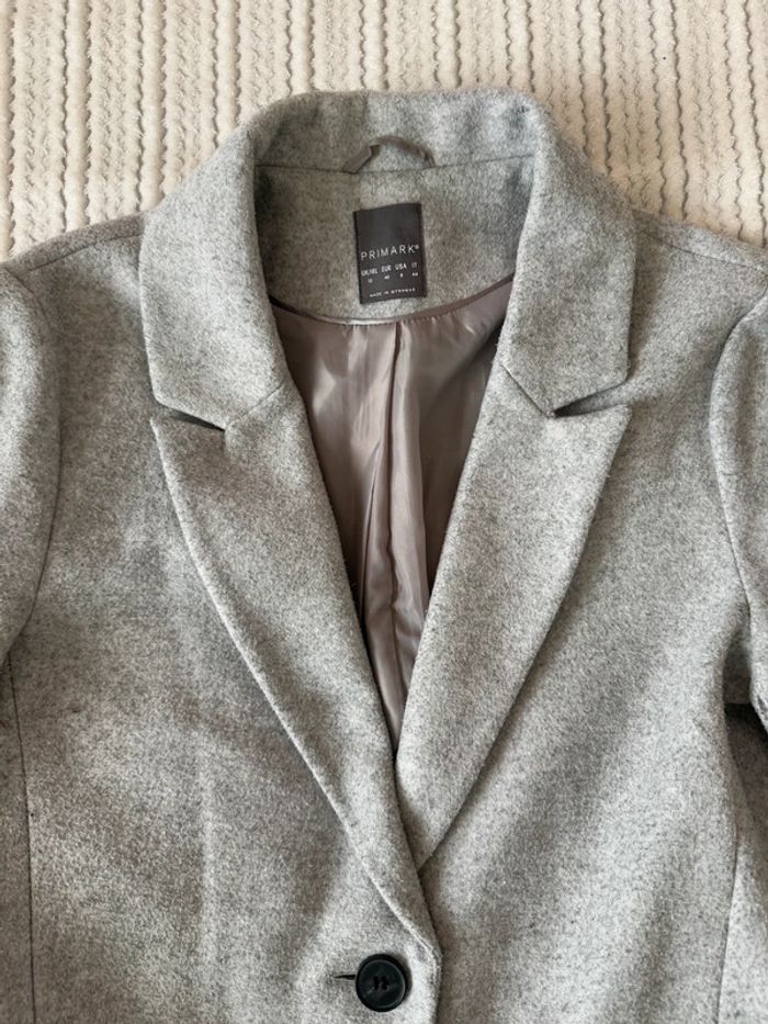 Manteau long gris / Taille 40 - photo numéro 3
